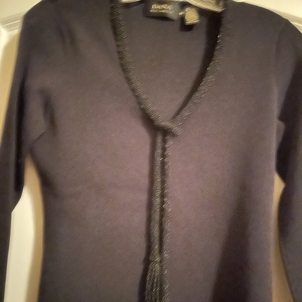 Dana Bachman Cocktail Black Sweater